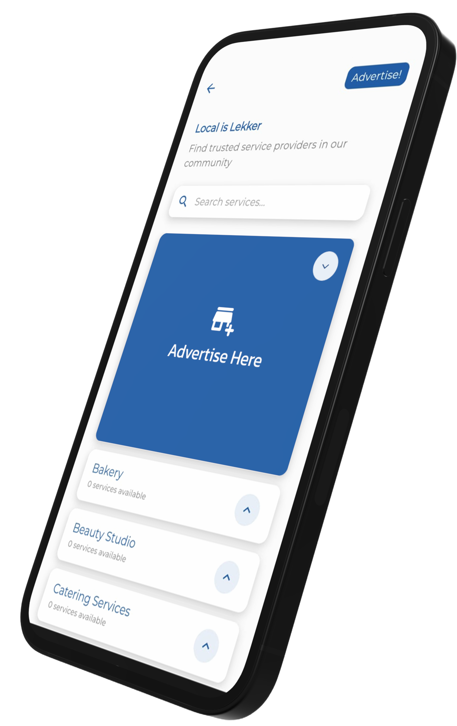 Advertising App Screenshot 1