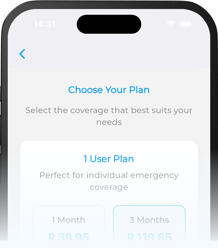 Panic Button Screen 2
